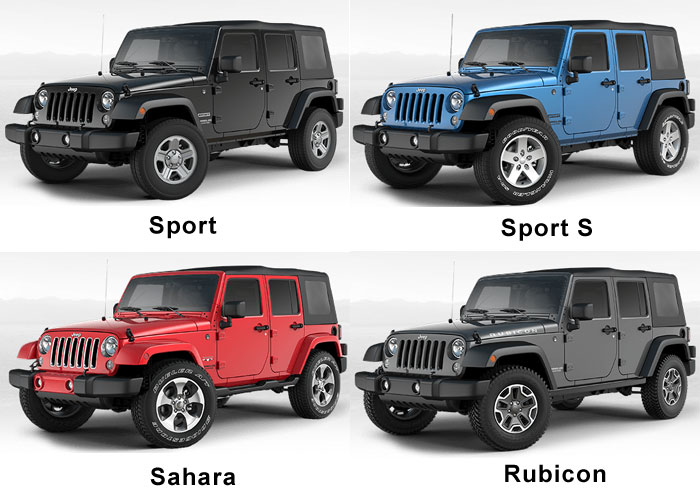 2016 Jeep Wranglers Models