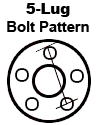 5-Lug Bolt Pattern for Jeep