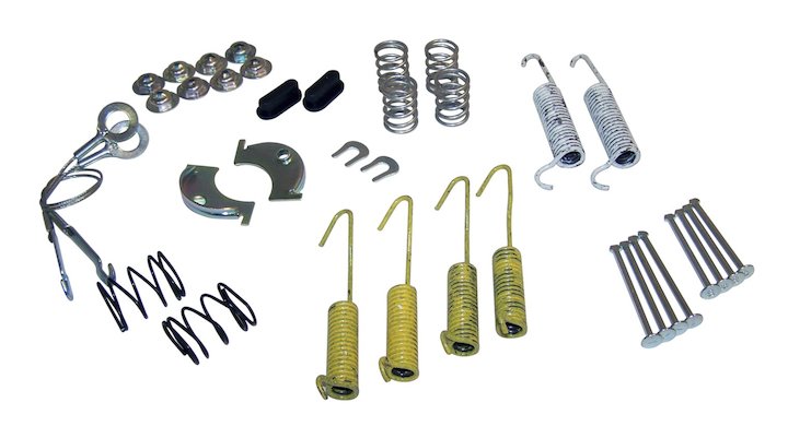Drum Brake Small Parts Kit 79-85 CJ, 87-90 YJ, 87-90 XJ, MJ