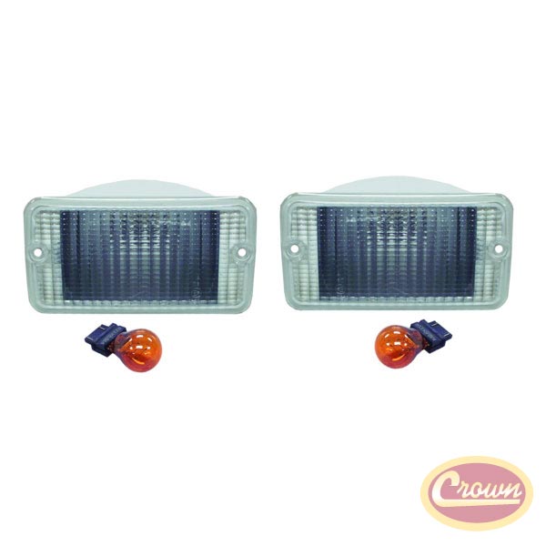 Clear Parking Lamp Kit 97-06 Wranglers