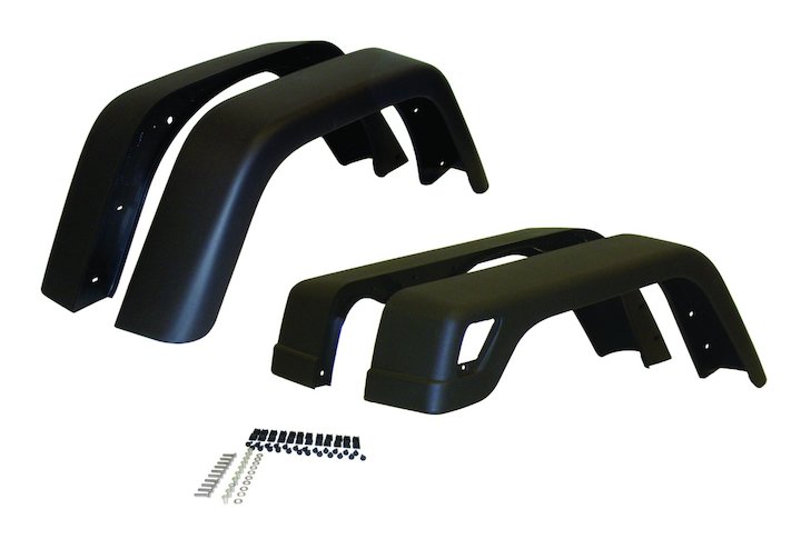 7 inch Wide Fender Flare Kit, 4 Piece, 97-06 Wranglers