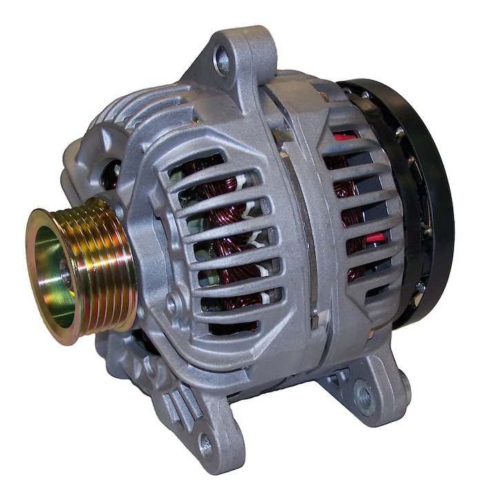 Alternator, 136 amps, 99-04 Grand Cherokee WJ 4.0L Engine