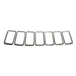 Jeep WK Cherokee Chrome Grille Trim Ring Kit