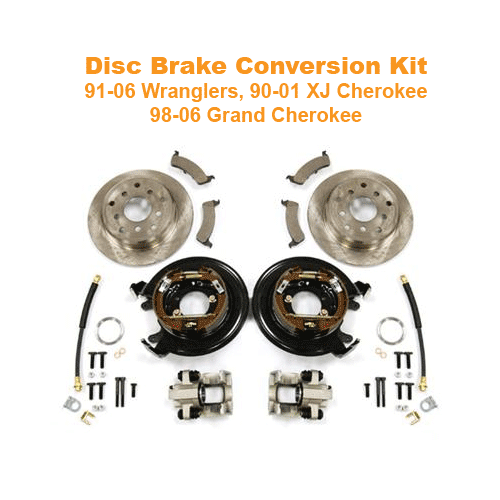 Jeep cherokee disc brake conversion kit