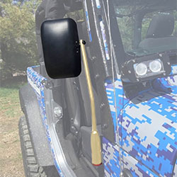 Jeep JK Wrangler Door Mirror Kit Military Beige