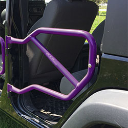 Jeep JK Wrangler Rear Tube Doors Sinbad Purple