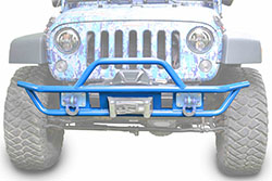 Jeep JK Wrangler Front Tube Bumper Playboy Blue