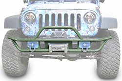 Jeep JK Wrangler Front Tube Bumper Locas Green
