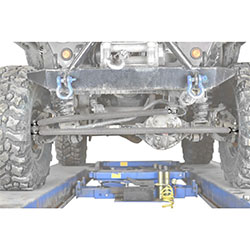 Jeep TJ Wrangler Gray Crossover Steering Kit