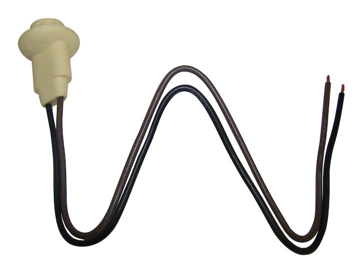 Side Marker Socket and Cable, 72-06 Jeep CJ and Wranglers