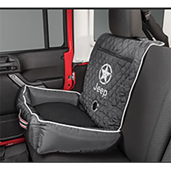 PetBed2GO Black Pet Bed Cushion Cover Jeep Star