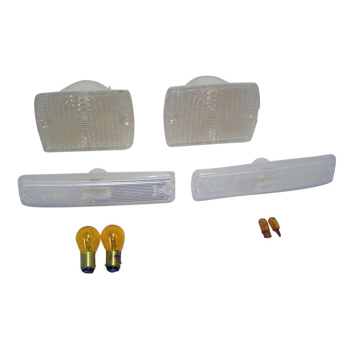 Clear Parking and Side Marker Lamp Kit 87-95 Wranglers