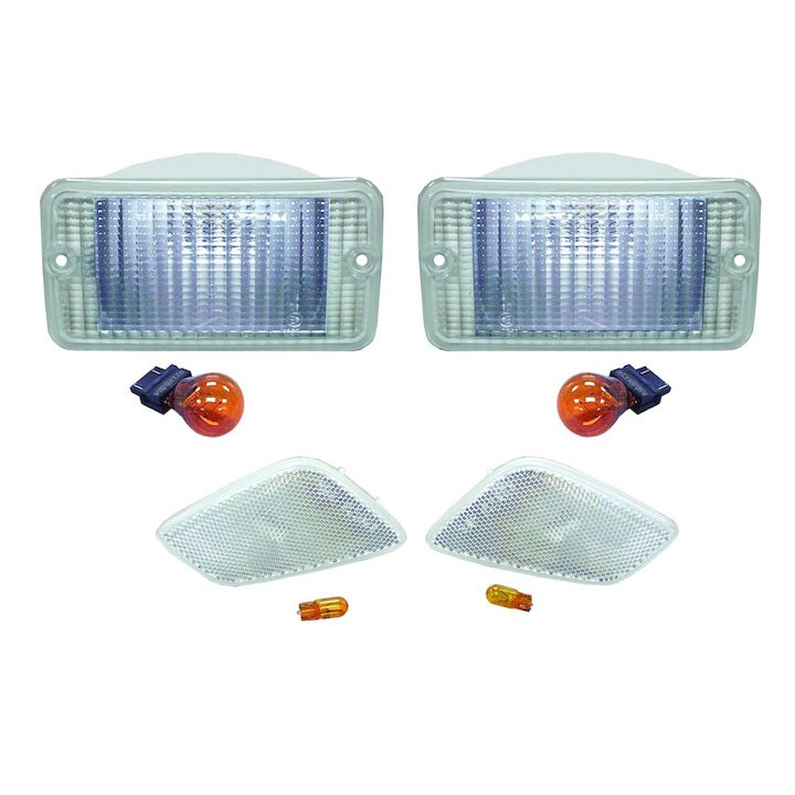 Clear Parking and Side Marker Lamp Kit 97-06 Wranglers