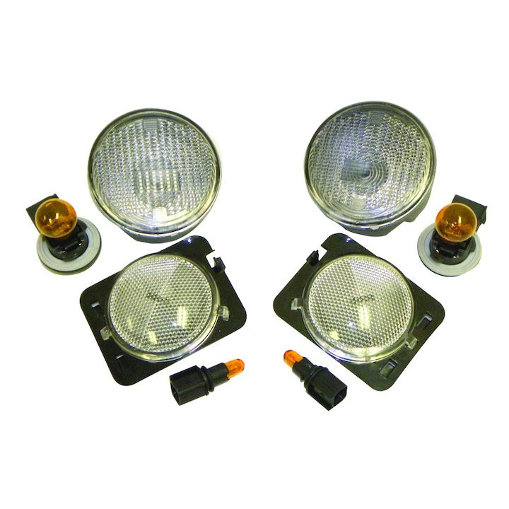 Clear Parking and Side Marker Lamp Kit 07-13 Wranglers