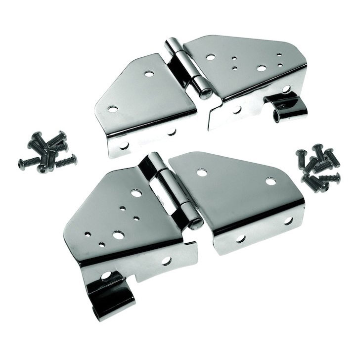 Windshield Hinges, Stainless, Jeep CJ, Wrangler YJ