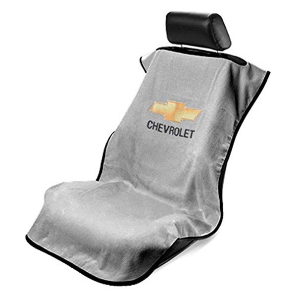 Seat Towel with Chevrolet Logo Grey