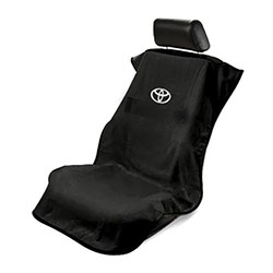 Seat Towel with Toyota Logo Black
