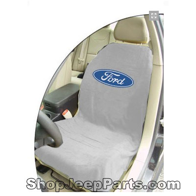 Seat Towel with Ford Logo Grey