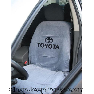 Seat Towel with Toyota Logo Grey