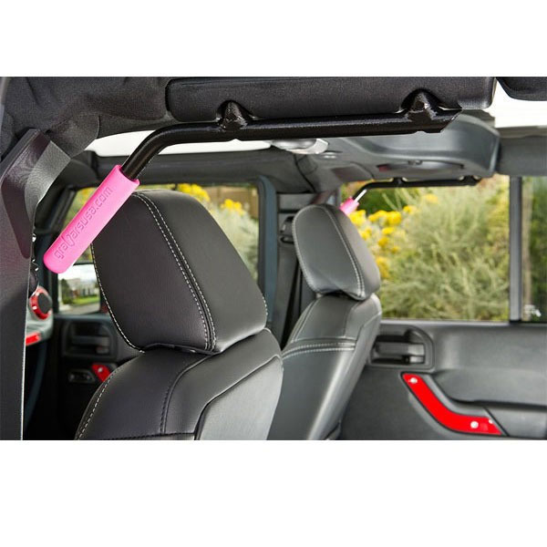 Front and Rear GraBars, Pink, 07-18 Jeep Wranglers 2 Doors