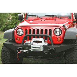 Winch Mount XHD Front Bumper with Bumper Ends and Hoop