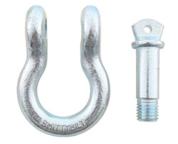 SmittyBilt 3/4 inch D-Ring with Zinc Finish