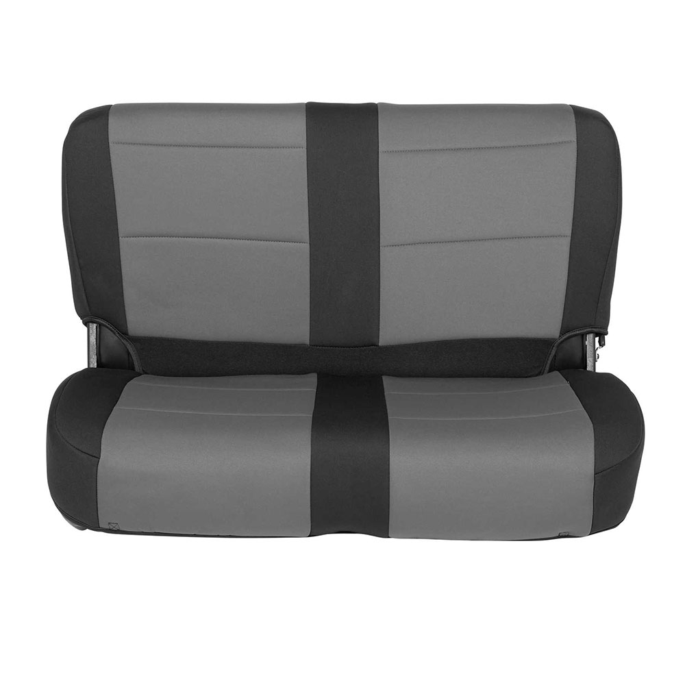 1991-95 Wrangler Neoprene Seat Cover Set, Black/Charcoal