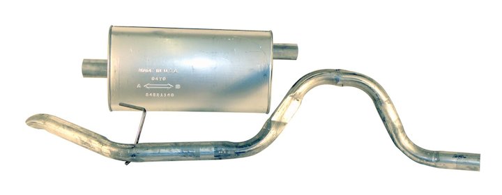 Muffler & Tailpipe, 4.0L Engine, 93-95 Grand Cherokee ZJ