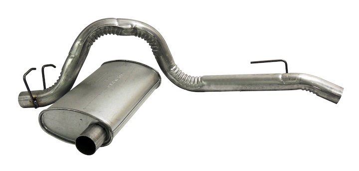 Muffler and Tailpipe, 87-95 Wranglers 2.5L 4.0L
