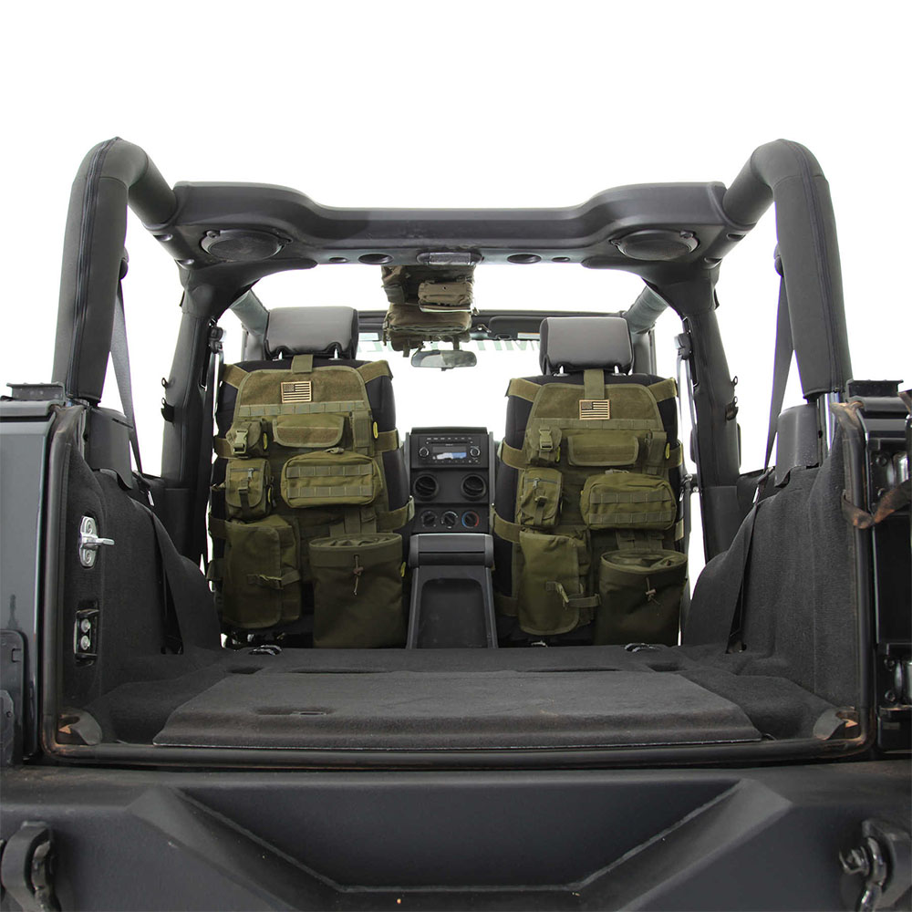 G.E.A.R. Front Seat Cover, Olive Drab, 76-18 Jeep CJ Wranglers