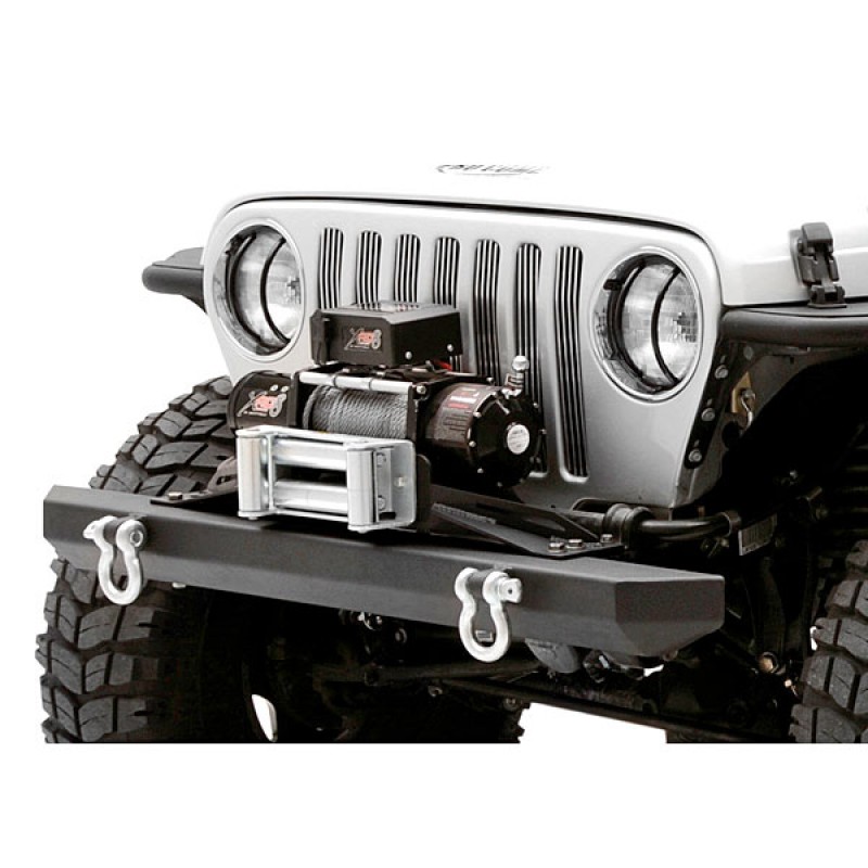 SRC Rock Crawler Front Bumper with D-Rings 87-06 Wranglers