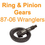 87-06 Wrangler Ring & Pinion Gears