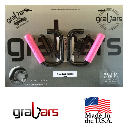 Front GraBars, Pink, 07-18 Wranglers