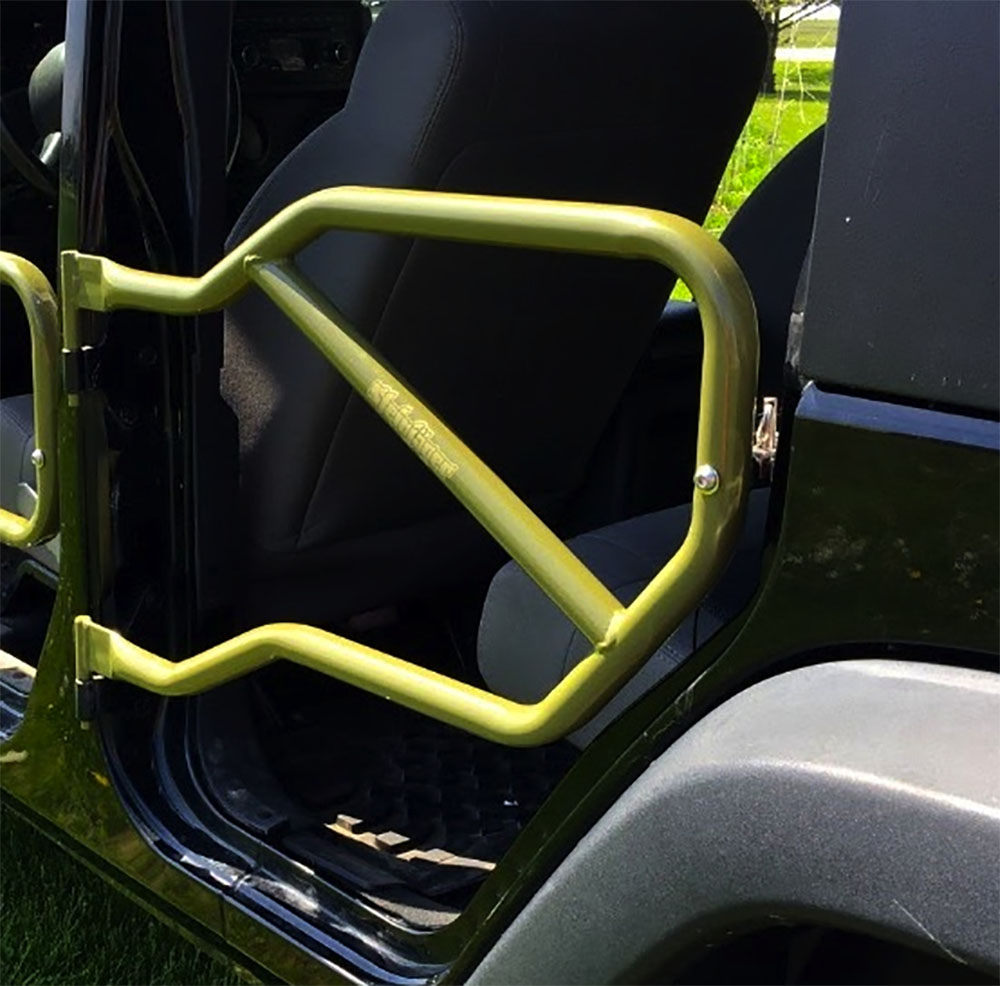 Jeep JK Wrangler Rear Tube Doors Locas Green