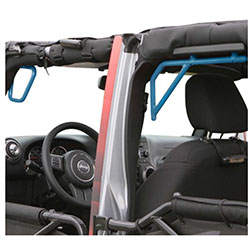 2007-18 Jeep JKU Front Rear Grab Handles Playboy Blue