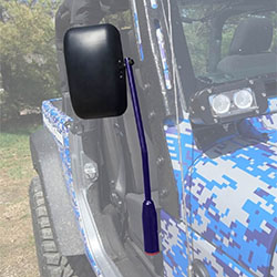 Jeep JK Wrangler Door Mirror Kit Southwest Blue