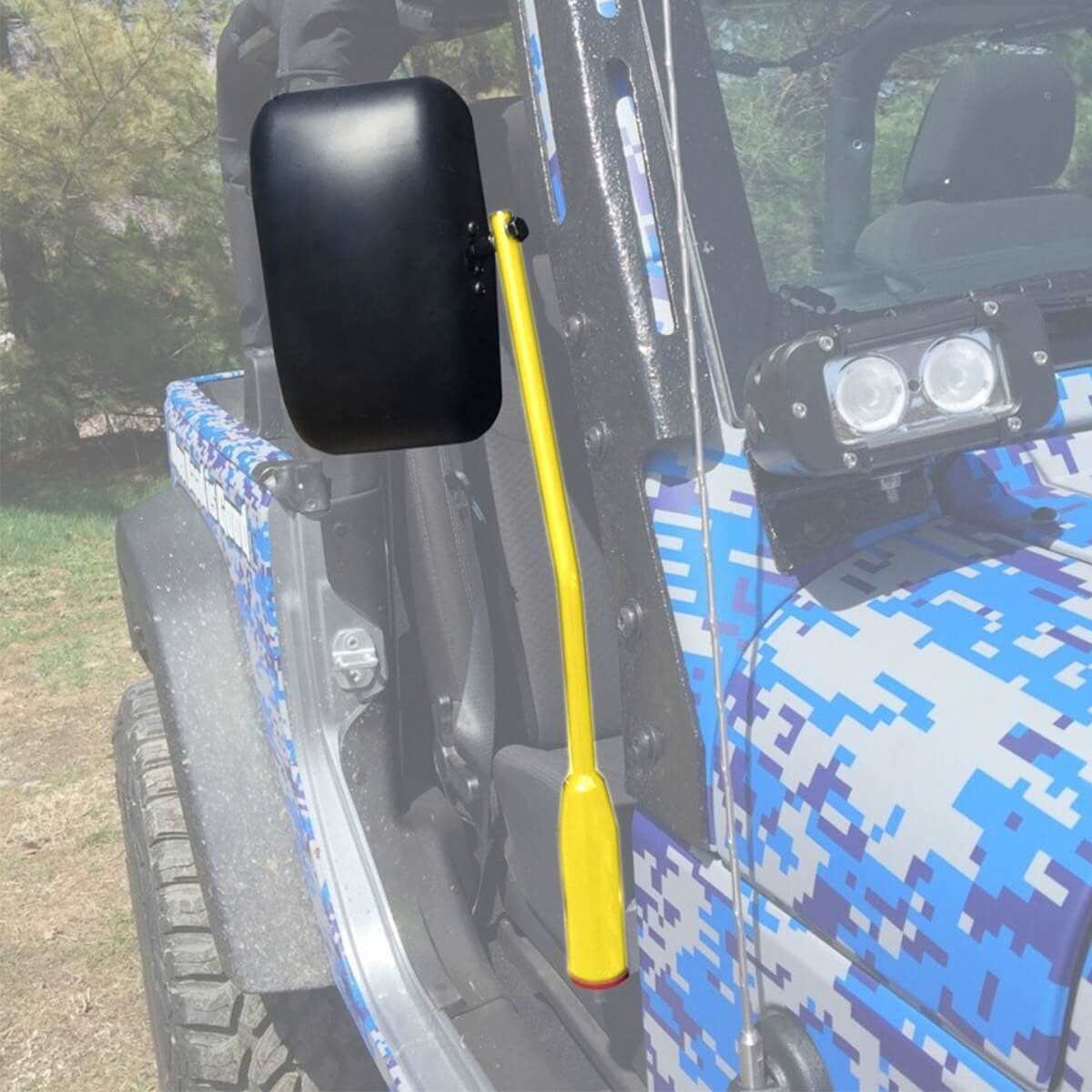 Jeep JK Wrangler Door Mirror Kit Lemon Peel