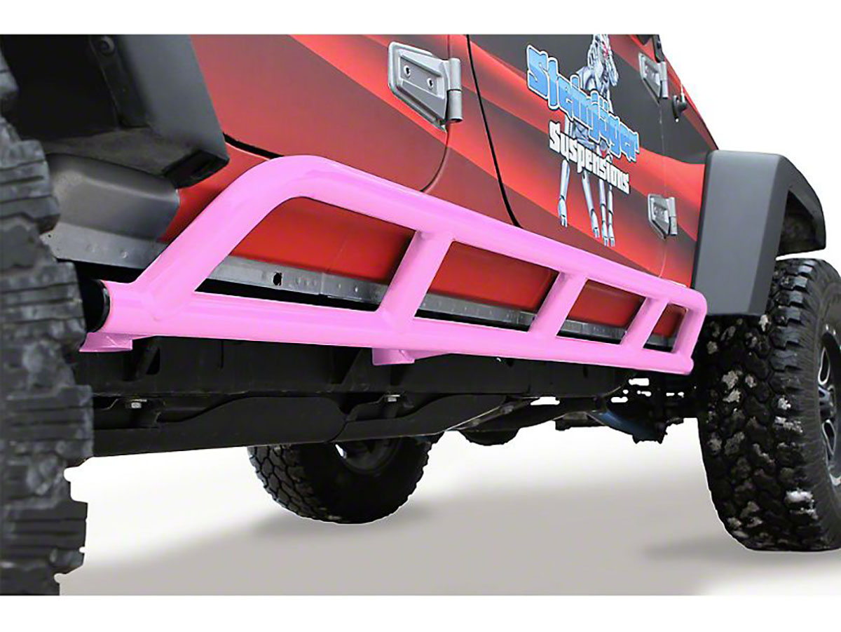 Jeep Wrangler JK Rock Sliders 4 Doors Pinky
