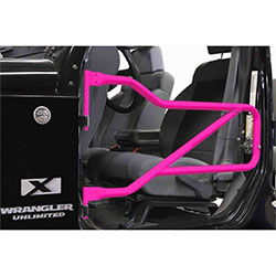 Jeep JK Wrangler Front Tube Doors Hot Pink