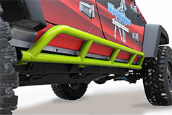 Jeep Wrangler JK Rock Sliders 4 Doors Gecko Green