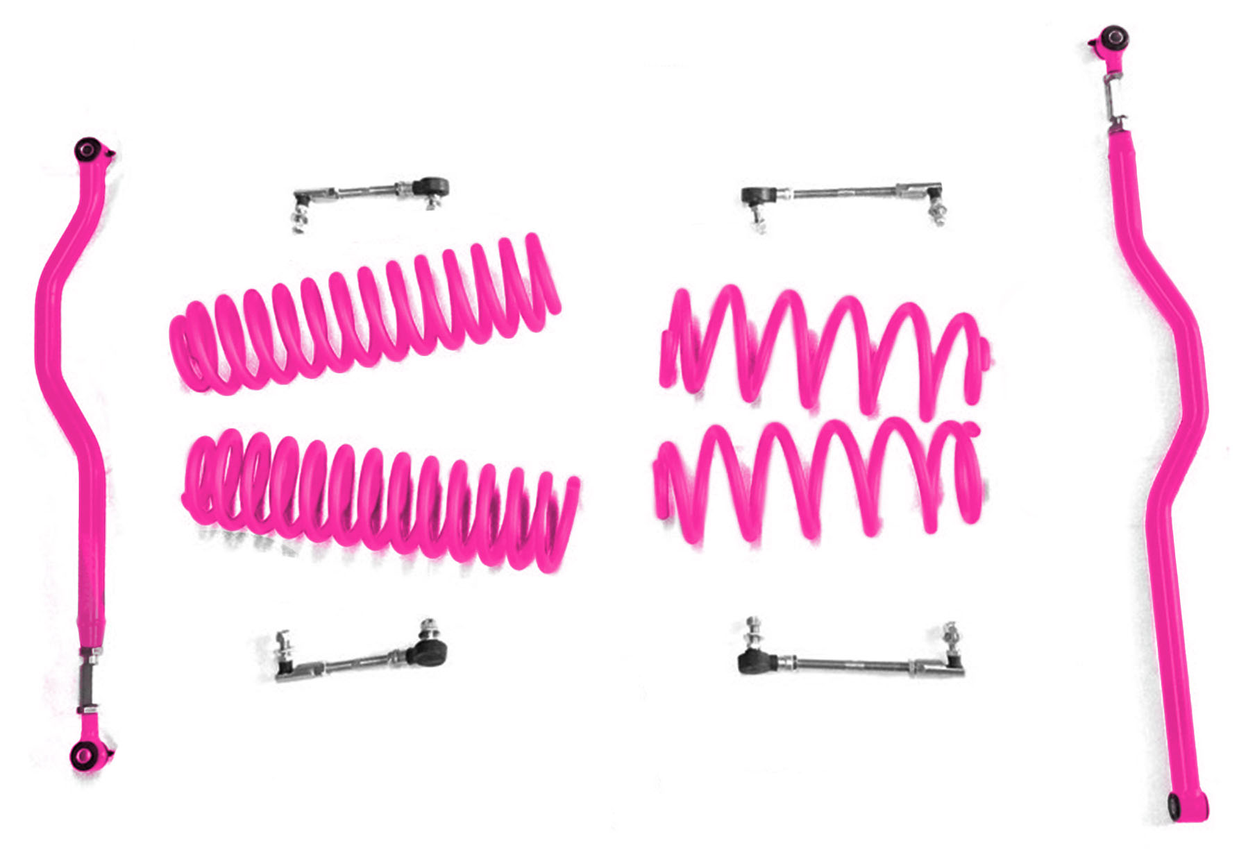 2.5 inch Basic Lift Kit Jeep JK Wranglers Hot Pink