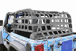 Jeep JK Wrangler Teddy Top Cargo Net 2 Doors Gray