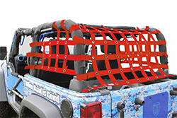 Jeep JK Wrangler Teddy Top Cargo Net 2 Doors Red