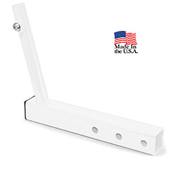 Jeep Receiver Hitch Flag Holder Cloud White