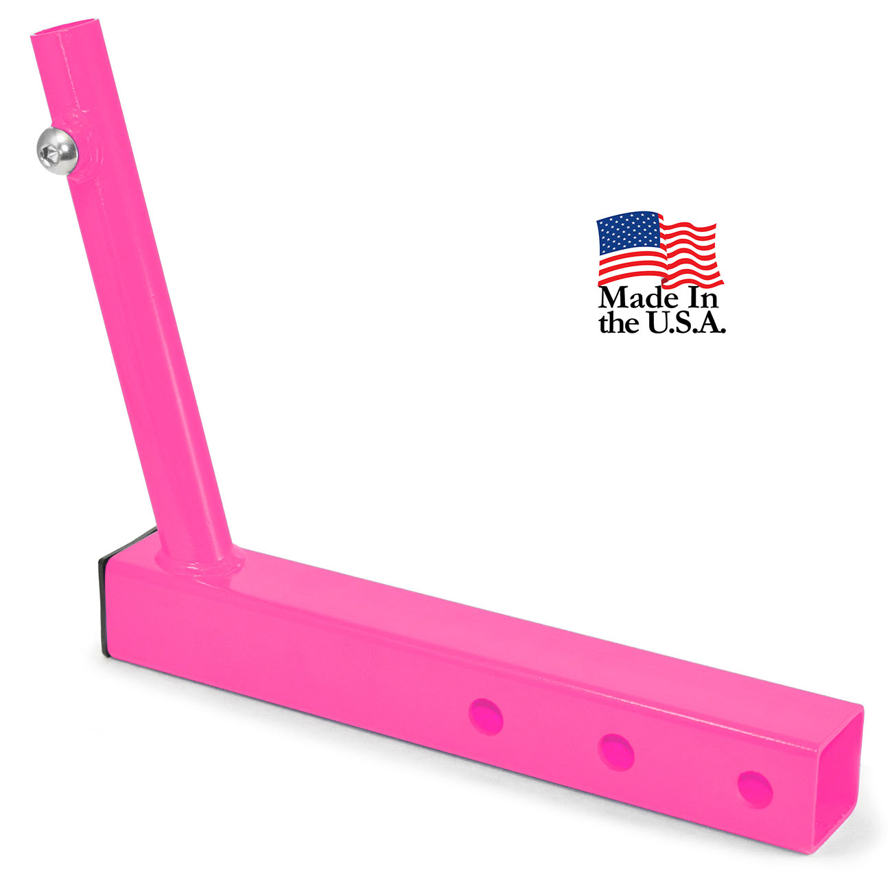 Jeep Receiver Hitch Flag Holder Hot Pink