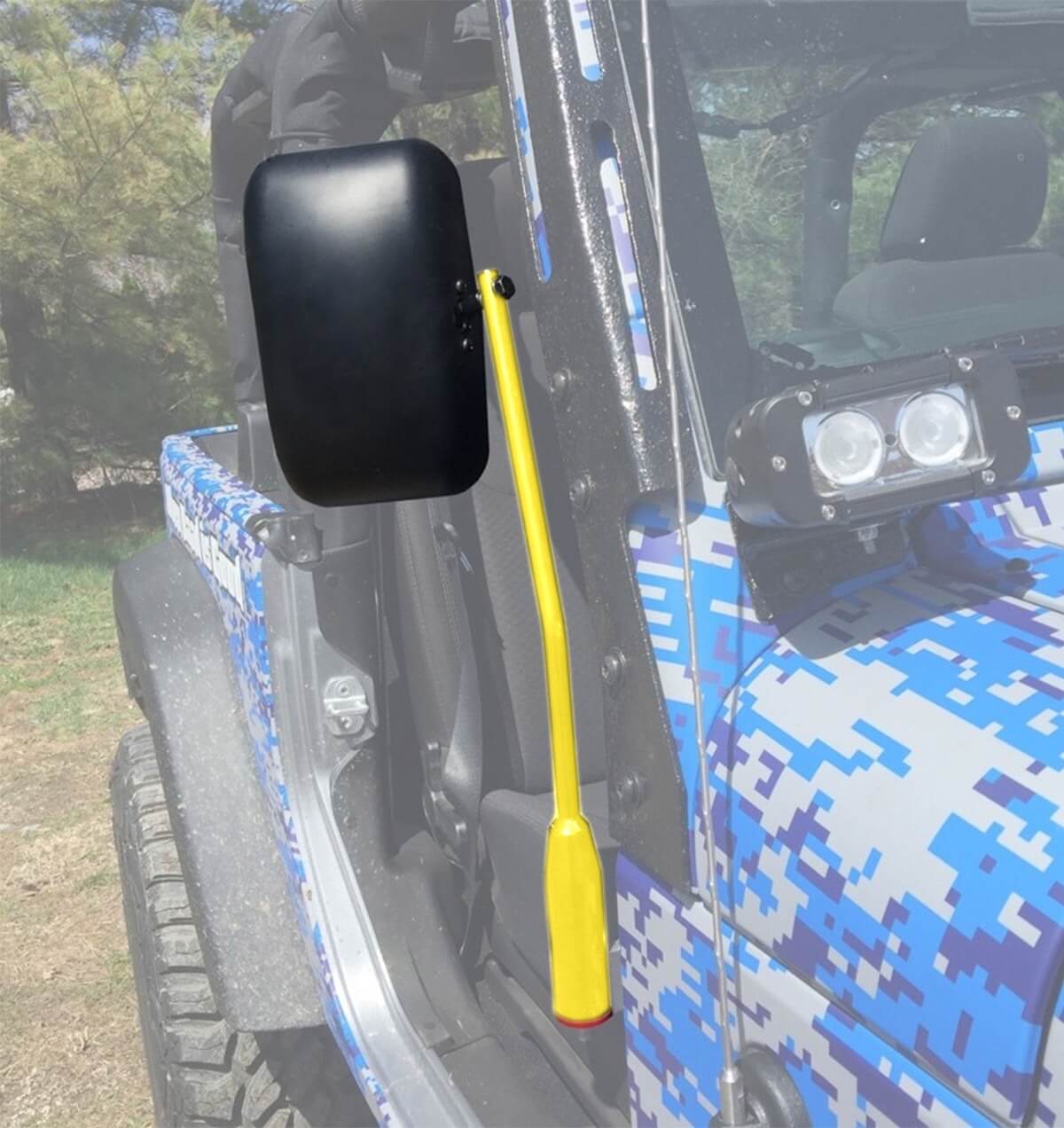 Jeep JL Wrangler Door Mirror Kit Lemon Peel