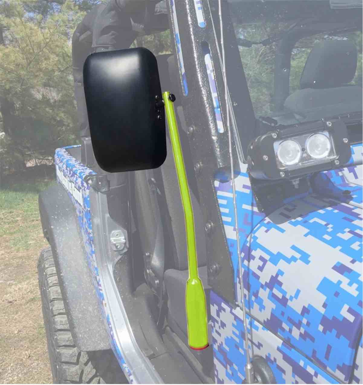 Jeep JL Wrangler Door Mirror Kit Gecko Green