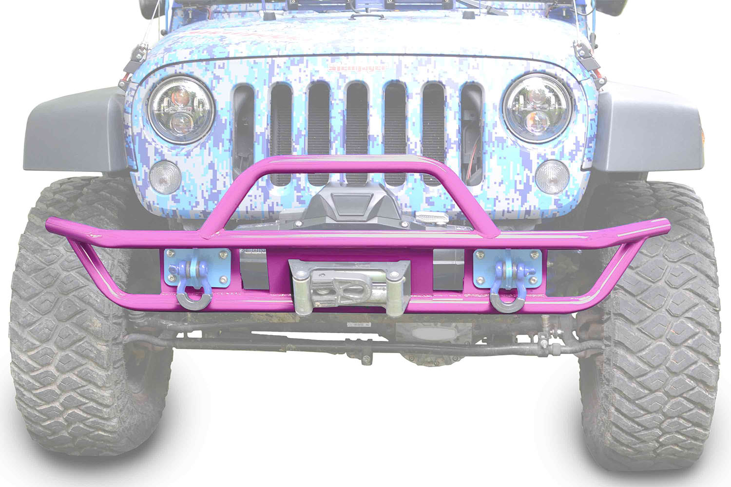 Jeep JK Wrangler Front Tube Bumper Pinky