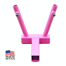 Jeep Receiver Hitch Dual Flag Holder Pinky