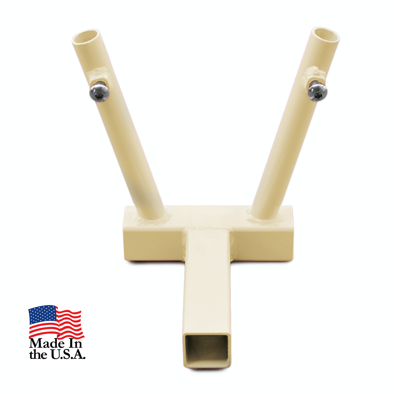 Jeep Receiver Hitch Dual Flag Holder Military Beige